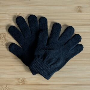 ❤️ Black mitten gloves